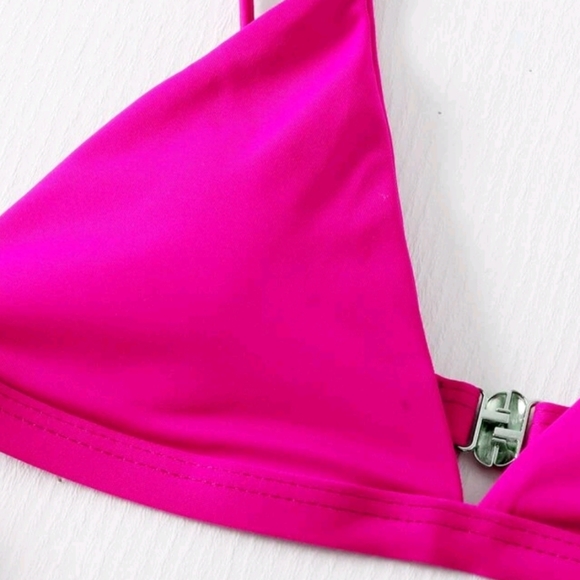 Hot Pink High Cut Bikini - Picture 4 of 5